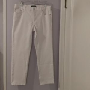 Ralph Lauren Women's White Jeans Size 14